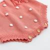 imageSimplee kids Baby Girls Rompers Long Sleeve Pompoms Infant Toddler Jumpsuit for Spring Fall WinterOcpink