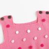 imageSimplee kids Baby Girl Knit Romper Fall Sleeveless Pompoms Rompers Newborn Little Girl Overall Jumpsuit OutfitsAaarose Pink