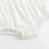 imageSimplee kids Baby Boys Girls Ruffle Romper Summer Outfit Jumpsuit Linen BodysuitsWhite
