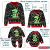imageSimplee kids Ugly Christmas Sweater Family Matching Outfits for Holiday Party Knitted PulloverBlack Dinosaur Jumpsuit