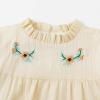 imageSimplee kids Baby Girls Peter Pan Collar Dress Long Sleeve Dress for Winter Autumn 12M6TBeige