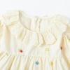 imageSimplee kids Baby Toddler Girls Casual Dress Toddler Smocking Dress Floral Print Sundress for Spring Summer 12M6TAlight Yellow