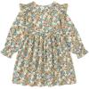 imageSimplee kids Baby Toddler Girls Casual Dress Toddler Smocking Dress Floral Print Sundress for Spring Summer 12M6TBdfloral Green