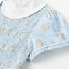 imageSimplee kids Toddler Light Blue Summer Dress Smocked Toddler Floral Baby Blue Dress 18M
