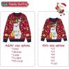 imageSimplee kids Ugly Christmas Sweater Family Matching Outfits for Women Men Party Sweaters Knitted PulloverPolar Bearred