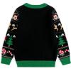 imageSimplee kids Ugly Christmas Sweater Family Matching Outfits for Women Men Party Sweaters Knitted PulloverSpace Santa Clausgreen