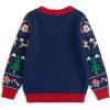 imageSimplee kids Ugly Christmas Sweater Family Matching Outfits for Women Men Party Sweaters Knitted PulloverSpace Santa Clausred