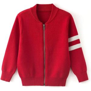 imageSimplee kids Boy Button Close Sweater Knitting Leopard Knitting Pattern Special Fall Coat for 3T Boy