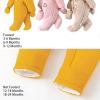imageSimplee kids Baby Infant Boys Girls Snowsuit Winter Hooded Footed Warm Jumpsuit Outerwear with Gloves for 324 MonthsFyellow