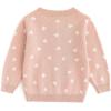 imageSimplee kids Baby Girl Knit Cardigan Sweater Cream Cotton Autumn CoatAapink