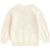imageSimplee kids Baby Girl Knit Cardigan Sweater Cream Cotton Autumn CoatAcream