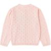 imageSimplee kids Baby Girl Knit Cardigan Sweater Cream Cotton Autumn CoatApink Strawberry