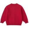imageSimplee kids Baby Girl Knit Cardigan Sweater Cream Cotton Autumn CoatAred