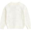 imageSimplee kids Baby Girl Knit Cardigan Sweater Cream Cotton Autumn CoatBwhite
