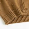 imageSimplee kids Baby Sweater Toddler Girls Cardigan Sweater Embroidered Strawberry Knit SweaterKcamel