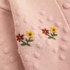imageSimplee kids Baby Sweater Toddler Girls Cardigan Sweater Embroidered Strawberry Knit SweaterPpink