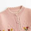imageSimplee kids Baby Sweater Toddler Girls Cardigan Sweater Embroidered Strawberry Knit SweaterPpink