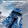 imageSimplee kids Boy Winter Coat Waterproof Ski Jacket Fleece Hooded Snow Warm Padded RaincoatsAgblue Snow