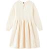 imageSimplee kids Toddler Dress Baby Girl Fall Dress Ribbed Knit Sweater Dress for 6M5TAbeige