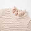 imageSimplee kids Toddler Dress Baby Girl Fall Dress Ribbed Knit Sweater Dress for 6M5TBpink Apricot