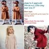 imageSimplee kids Toddler Dress Baby Girl Fall Dress Ribbed Knit Sweater Dress for 6M5TRed