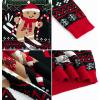 imageCuripeer Ugly Family Matching Christmas Sweaters Men Women Kids Knitted Pullover Outfits Party HolidayAgingerbread Manblack