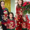 imageCuripeer Ugly Family Matching Christmas Sweaters Men Women Kids Knitted Pullover Outfits Party HolidayAgingerbread Manred
