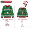 imageCuripeer Ugly Family Matching Christmas Sweaters Men Women Kids Knitted Pullover Outfits Party HolidayAsantagreen
