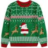 imageCuripeer Ugly Family Matching Christmas Sweaters Men Women Kids Knitted Pullover Outfits Party HolidayAsantagreen