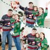 imageCuripeer Ugly Family Matching Christmas Sweaters Men Women Kids Knitted Pullover Outfits Party HolidayAsantanavy Blue