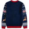 imageCuripeer Ugly Family Matching Christmas Sweaters Men Women Kids Knitted Pullover Outfits Party HolidayAsantanavy Blue