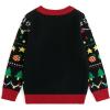 imageCuripeer Ugly Family Matching Christmas Sweaters Men Women Kids Knitted Pullover Outfits Party HolidayBcrocodileblack