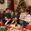 imageCuripeer Ugly Family Matching Christmas Sweaters Men Women Kids Knitted Pullover Outfits Party HolidayBsnowman Black