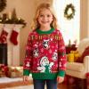 imageCuripeer Ugly Family Matching Christmas Sweaters Men Women Kids Knitted Pullover Outfits Party HolidayBsnowman Penguinred