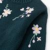imageSimplee kids Baby Girl Knit Sweater Round Neck Long Sleeve Toddler Pullover Sweatshirt Fall Winter Clothes 2T6TBdark Teal