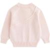 imageSimplee kids Baby Girl Knit Sweater with Bear in The Pocket Toddler Pullover Sweater Cute Fall Winter ClothesBpink Bear