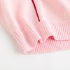 imageSimplee kids Baby Girl Knit Sweater with Bear in The Pocket Toddler Pullover Sweater Cute Fall Winter ClothesCpink