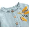 imageSimplee kids Baby Girls Fall Winter Cardigan Sweaters Coats Outfits for ToddlersEbfloral Blue