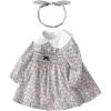 imageSimplee kids Baby Girls Smocked Dress Handmade Spring Fall Casual Dresses Floral Print Sundress Princess Dress for ToddlersAgrayishpinkfloral