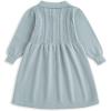 imageSimplee kids Baby Little Girls Long Sleeve Sweater Dress Knit Warm Sweater Outfit Dress for Toddler Girls 6M5TBgray Blue
