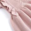 imageSimplee kids Baby Little Girls Long Sleeve Sweater Dress Knit Warm Sweater Outfit Dress for Toddler Girls 6M5TN1dark Pink