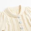 imageSimplee kids Baby Little Girls Long Sleeve Sweater Dress Knit Warm Sweater Outfit Dress for Toddler Girls 6M5TZbapricot
