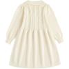 imageSimplee kids Baby Little Girls Long Sleeve Sweater Dress Knit Warm Sweater Outfit Dress for Toddler Girls 6M5TZbapricot