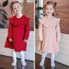imageSimplee kids Baby Little Girls Long Sleeve Sweater Dress Knit Warm Sweater Outfit Dress for Toddler Girls 6M5TZc Red