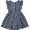 imageSimplee kids Toddler Girl Dress Girls Corduroy Sleeveless Dress for Fall 3M10TOfallo Blue