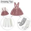 imageSimplee kids Toddler Girl Dress Girls Corduroy Sleeveless Dress for Fall 3M10TTfallgrey Pink