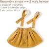 imageSimplee kids Toddler Girl Dress Girls Corduroy Sleeveless Dress for Fall 3M10TTfallyellow