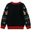 imageSimplee kids Ugly Christmas Sweater Family Matching Outfits for Holiday Party Knitted PulloverBlack Wooden House