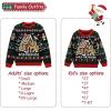 imageSimplee kids Ugly Christmas Sweater Family Matching Outfits for Holiday Party Knitted PulloverBlack Wooden House
