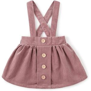 imageSimplee kids Toddler Girl Dress Girls Corduroy Sleeveless Dress for Fall 3M10TTfallgrey Pink